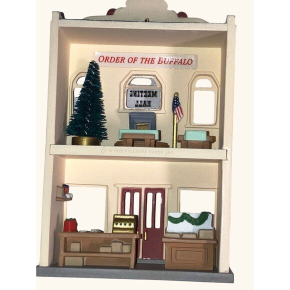 Hallmark Keepsake Ornament Five-And-Ten-Cent Store From 1992 Nostalgic Houses - Picture 9 of 11